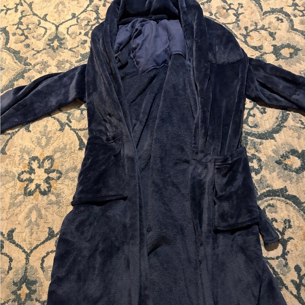 Unisex Navy Blue Robe